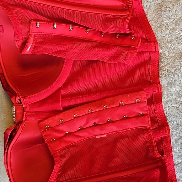 Victoria's Secret Red Lightly-lined Corset Top. - Picture 9 of 12